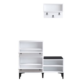 Hanah Home Zapatero Fredy Blanco y Negro